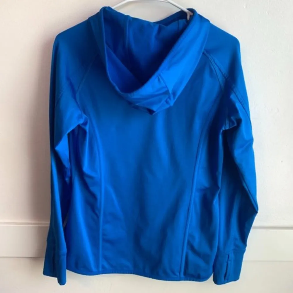 Athleta Electric Blue Pullover Long Sleeve Hoodie - Image 2