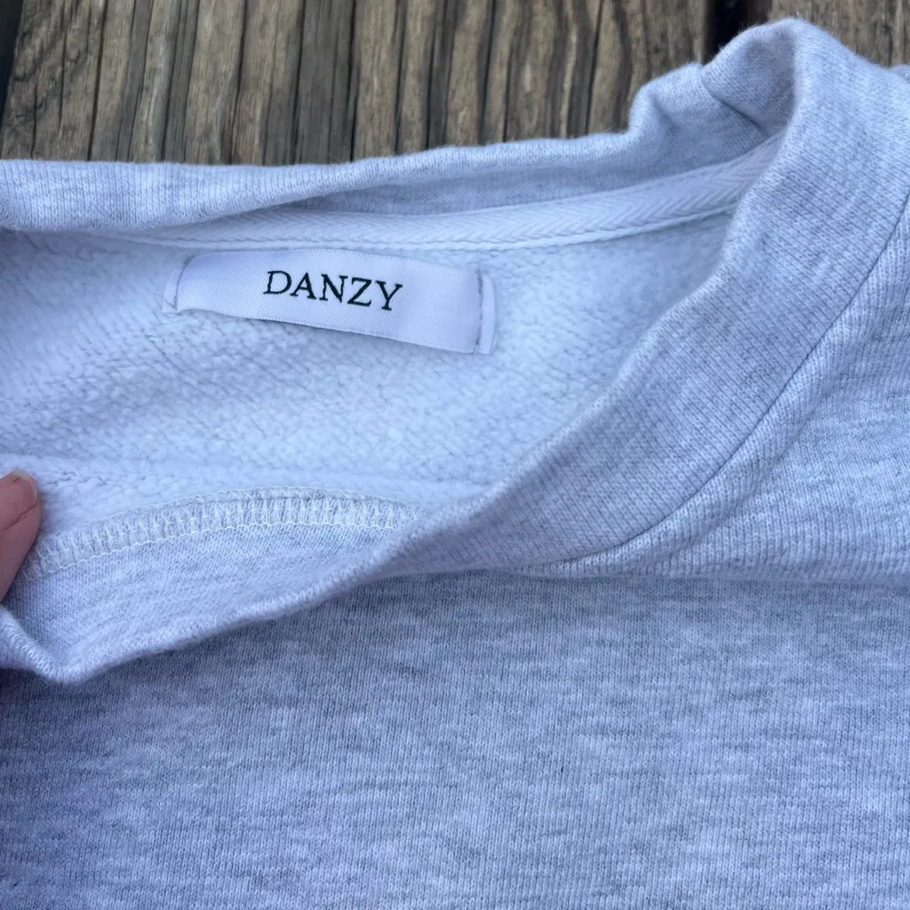 danzy grey crewneck | size xl Gray - Image 4