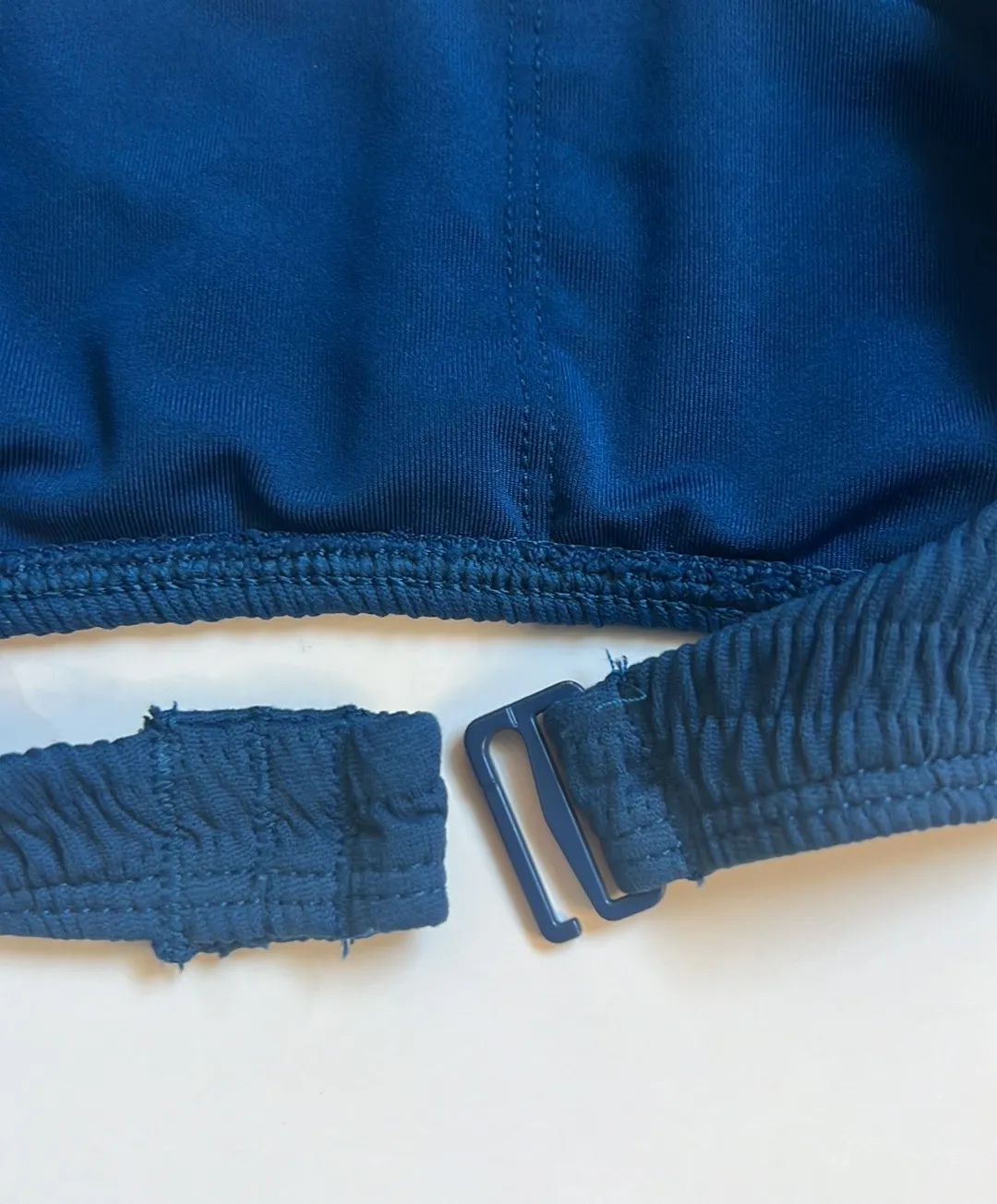 Aerie Scoop Indigo Blue Textured Swim Top  Size Medium - Image 8