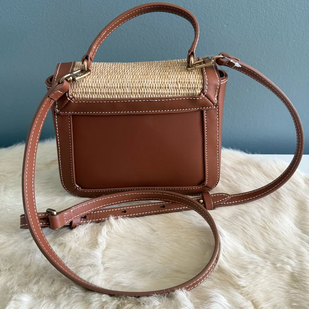 Sam Edelman Marcella Woven Top Handle Crossbody Bag - Image 4