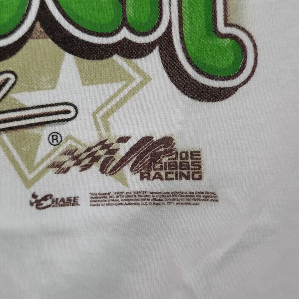 Chase Authentics Kyle Busch Leading The Way M&Ms 2011 Y2K Size Medium - Image 8