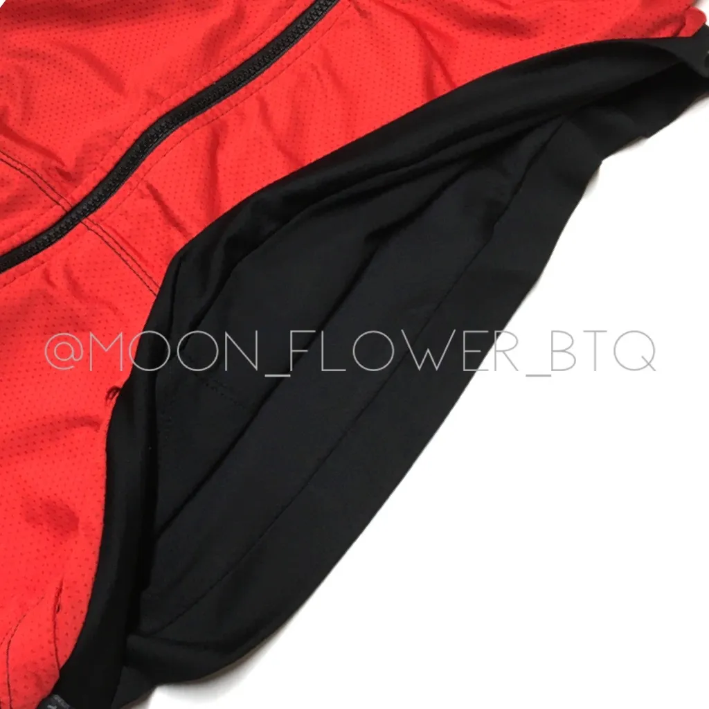 Body Language Reversible Sleeveless Hoodie Black & Red – Edgy Open Side Zip - Image 12