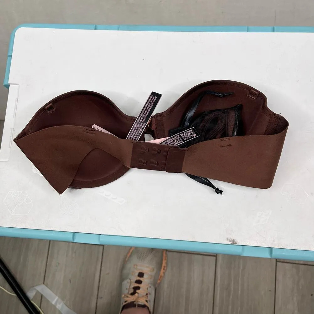 NWT Victoria's Secret Lightly Lined Multi-Wear Strapless Adjustable Bra Size 32C - Image 2