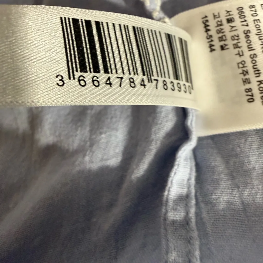 ba&sh Sky Blue Embroidered Blouse - Image 15