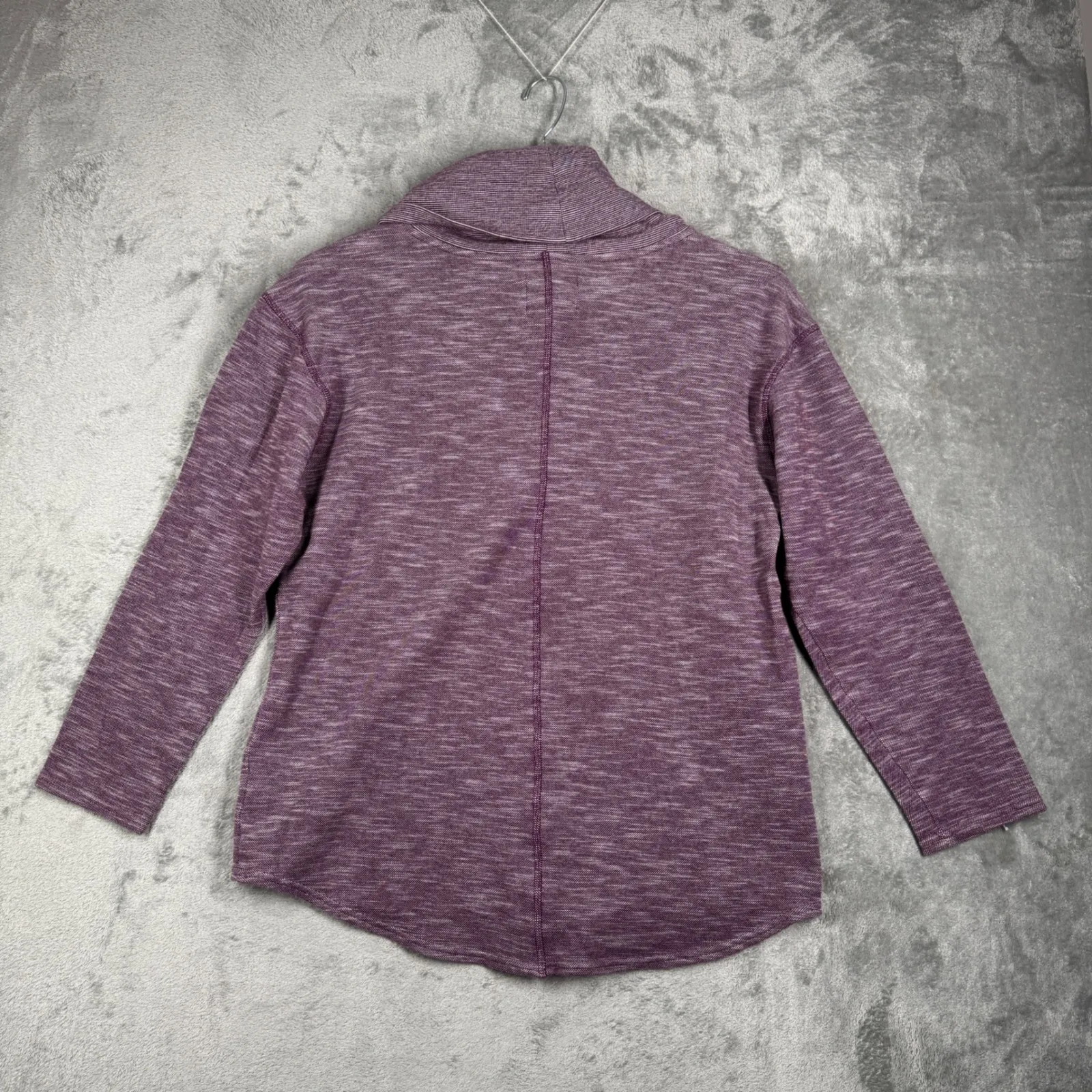 Burton Cowl Neck Sweatshirt Womens L Purple Long Sleeve Pullover Casual Outdoors - Image 3