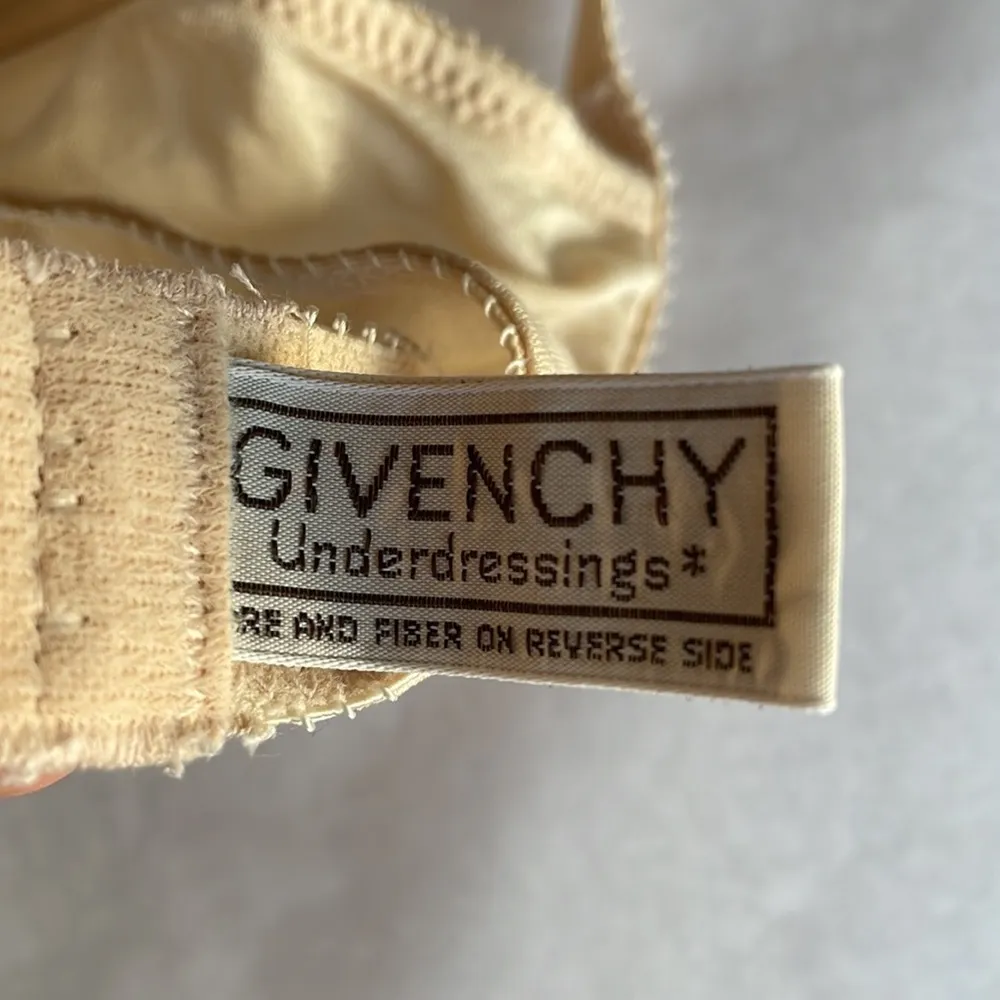 Givenchy Champagne Print Lace Bra - Image 4