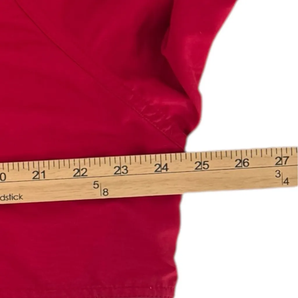 L.L. Bean Women’s Mountain Classic Anorak Red Blue Hood Raincoat Size XL Regular - Image 5