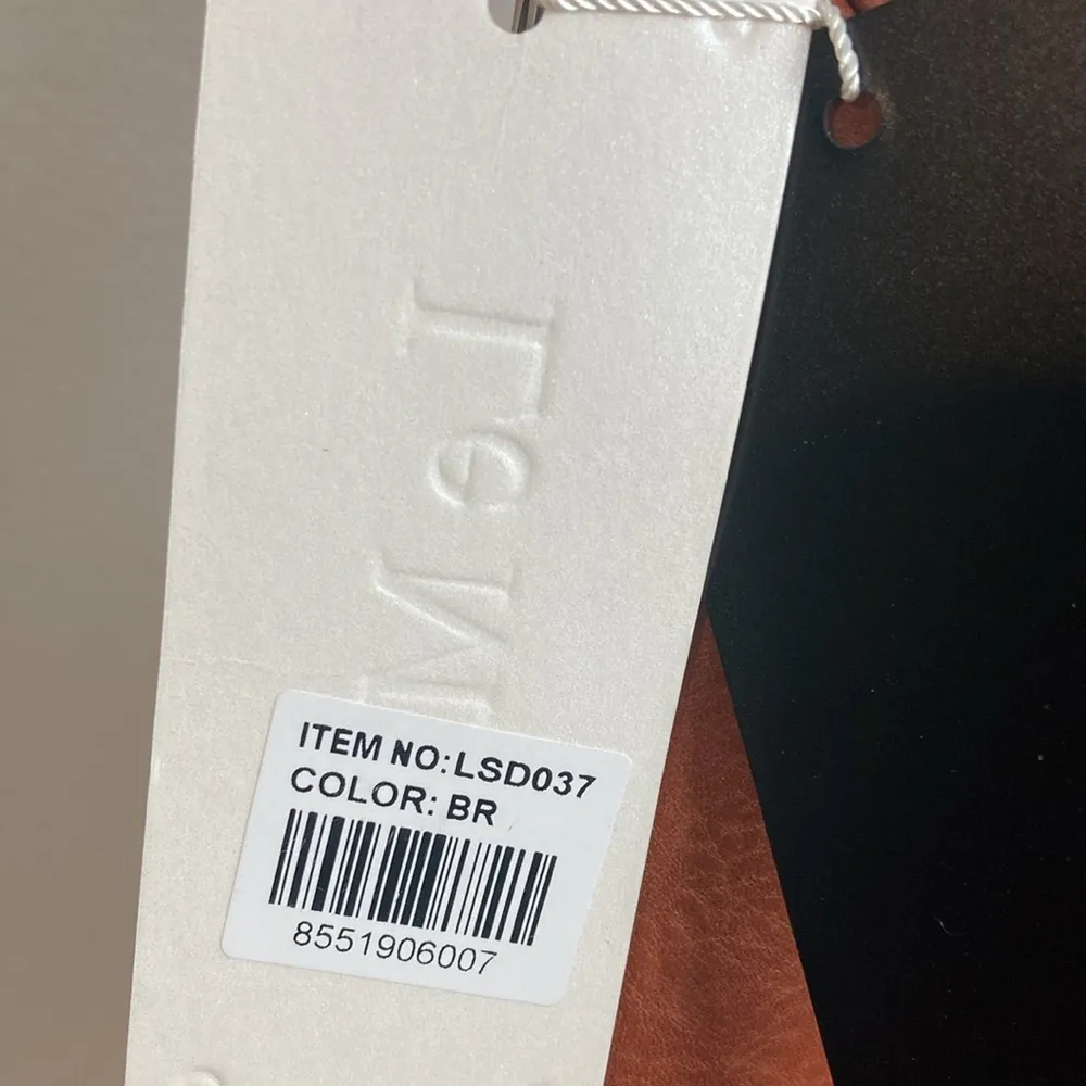 Le Miel PeTA-Approved Vegan Leopard Accent Two-Way Hobo NWT - Image 3