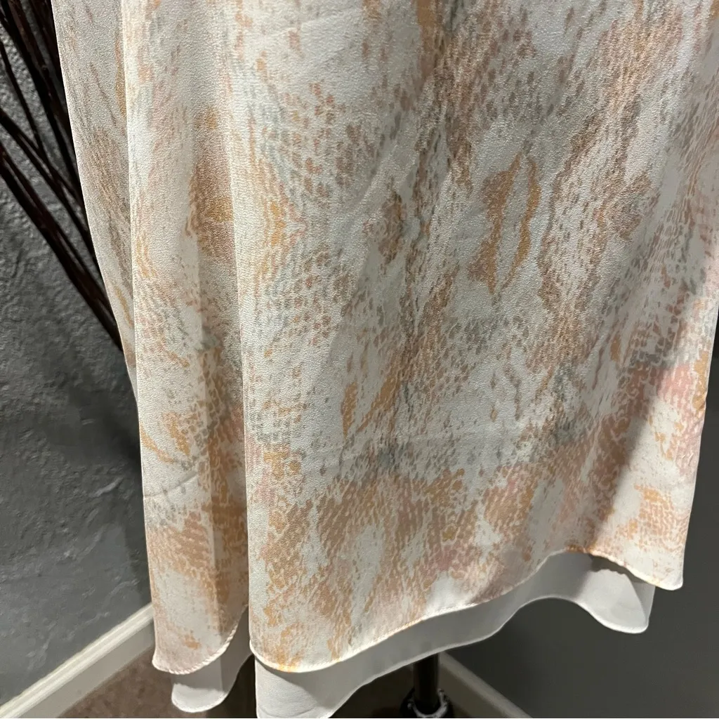 🌺RACHEL ZOE PINK SNAKE AKIN CAMISOLE TANK TOP SIZE EXTRA LARGE🌺 - Image 3