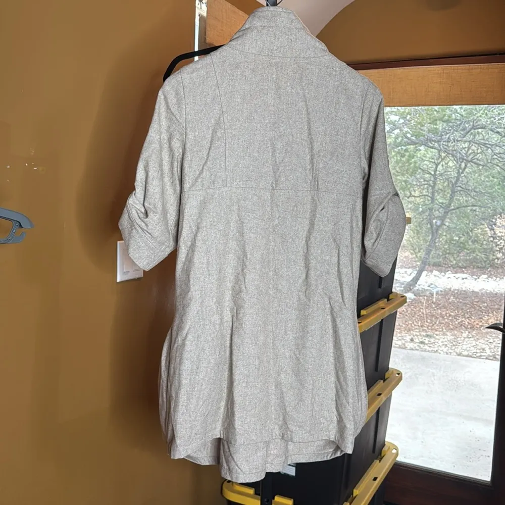 Cecico  Wool Blend Double Breasted Pea Coat Size Medium - Image 8