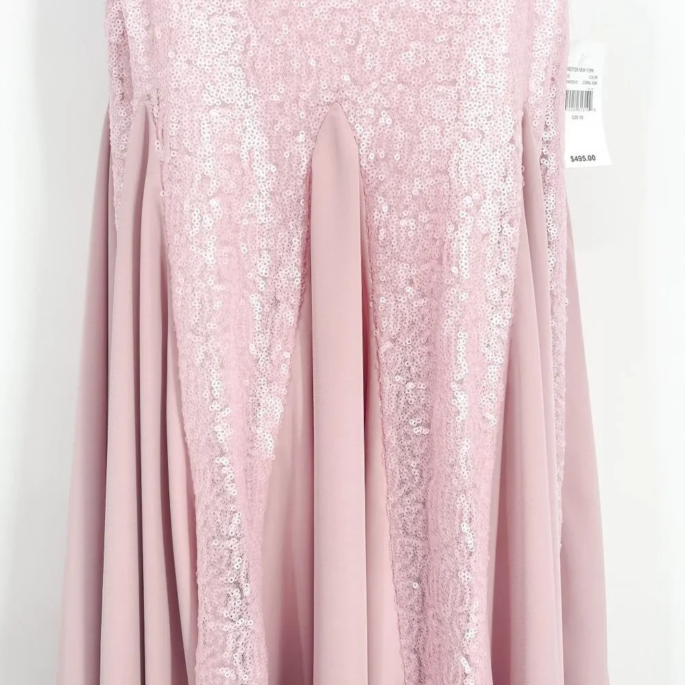Mestiza New York Margot Sequin Mini Dress Pink Barbiecore Balletcore Sleeveless - Image 9