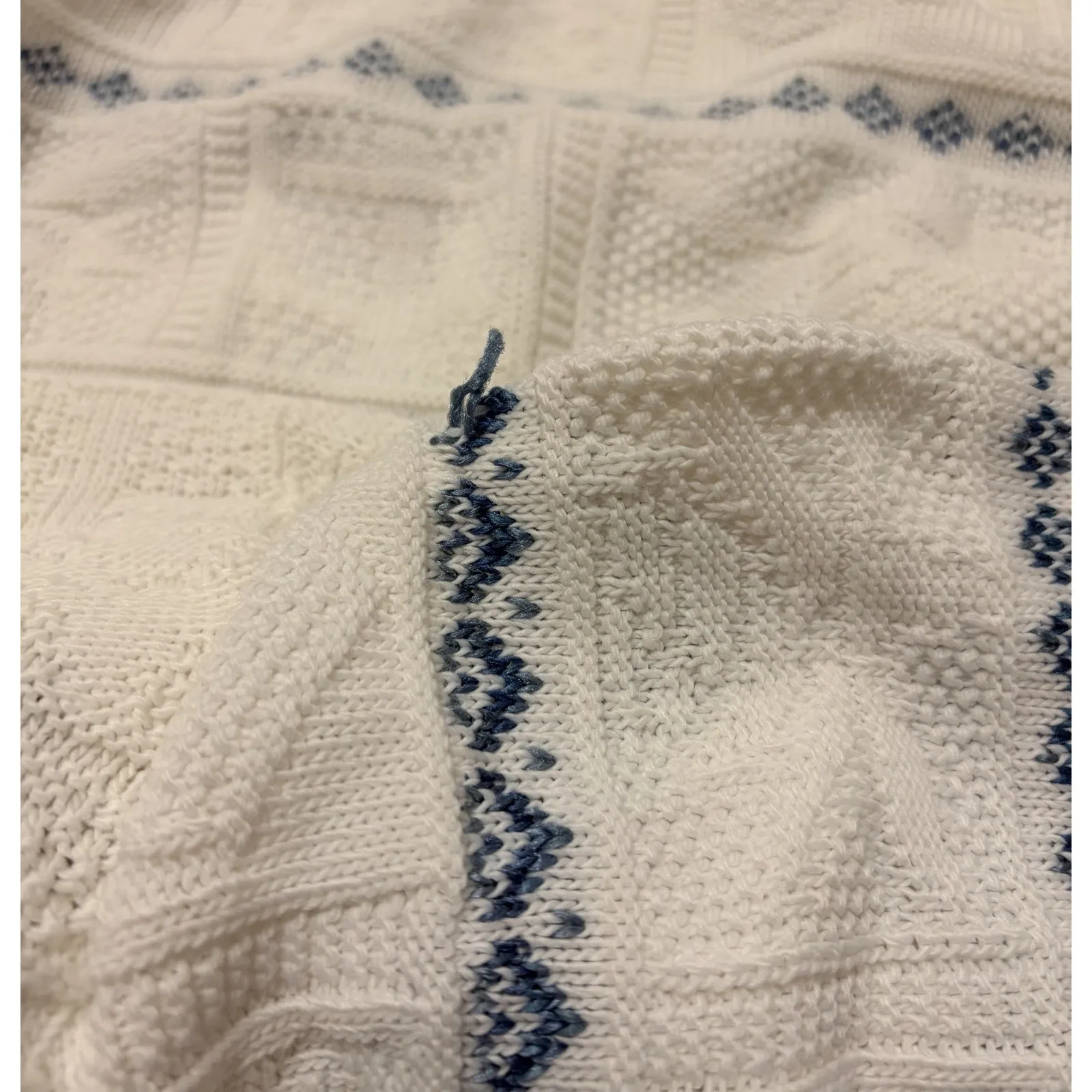 Vintage 80s Basic Editions Womens L Sweater Oversize Mockneck Hearts Size L - Image 6