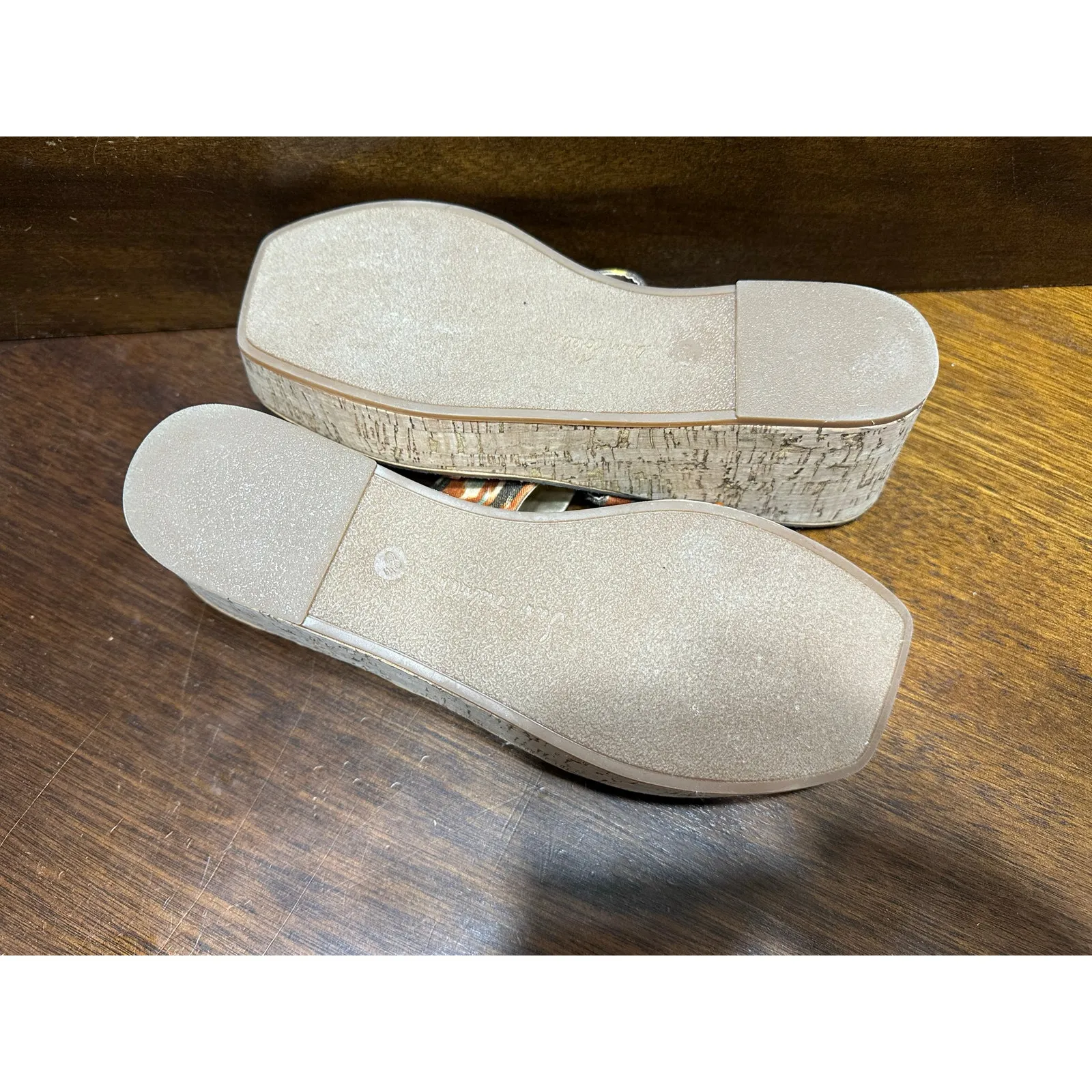 Sam Edelman Southwestern Cowgirl Aztec Boho Wedge Sandals Women 8.5 Western - Image 7