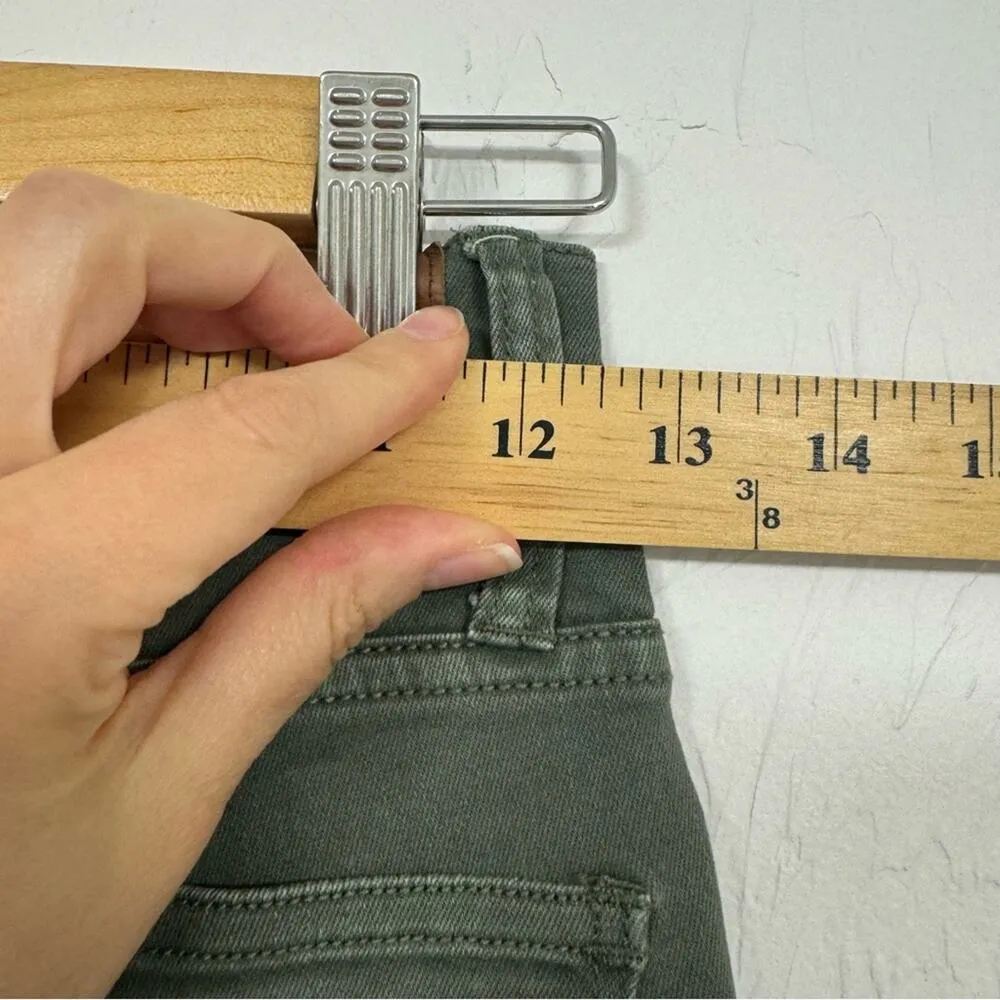 Madewell Green 9in High Rise Skinny Jeans Womens 24 Button Fly Denim Casual - Image 9
