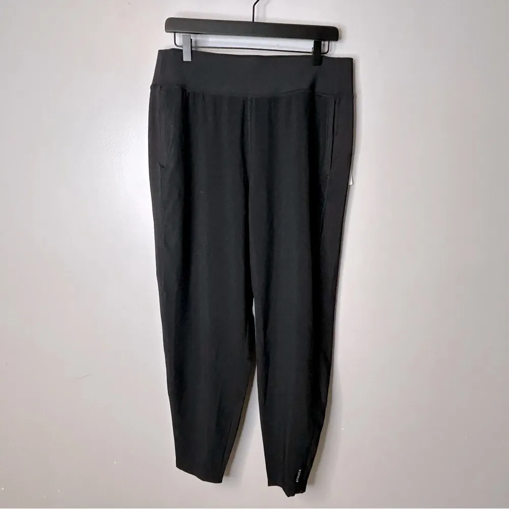 Athleta Black Run With It Pants Size L NWT - Image 2