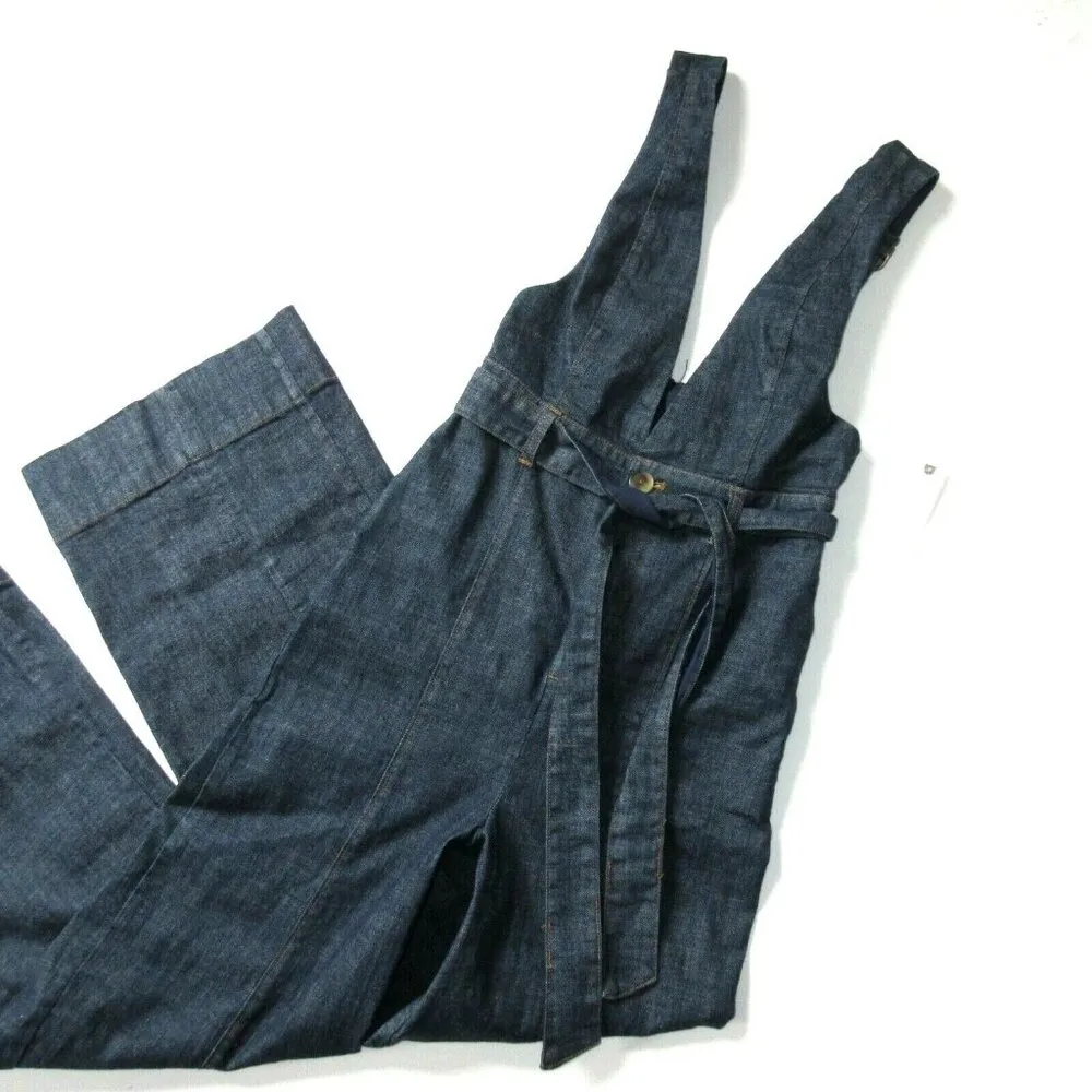 NWT Anthropologie Pilcro Denim Jumpsuit Plunging V - Image 6