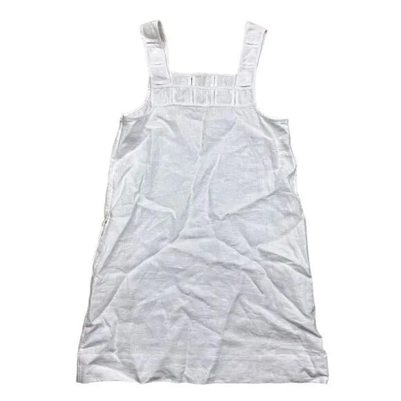 NWT Madewell Women's Embroidered Tank Mini Dress White Size 0 Summer‎ Linen - Image 7