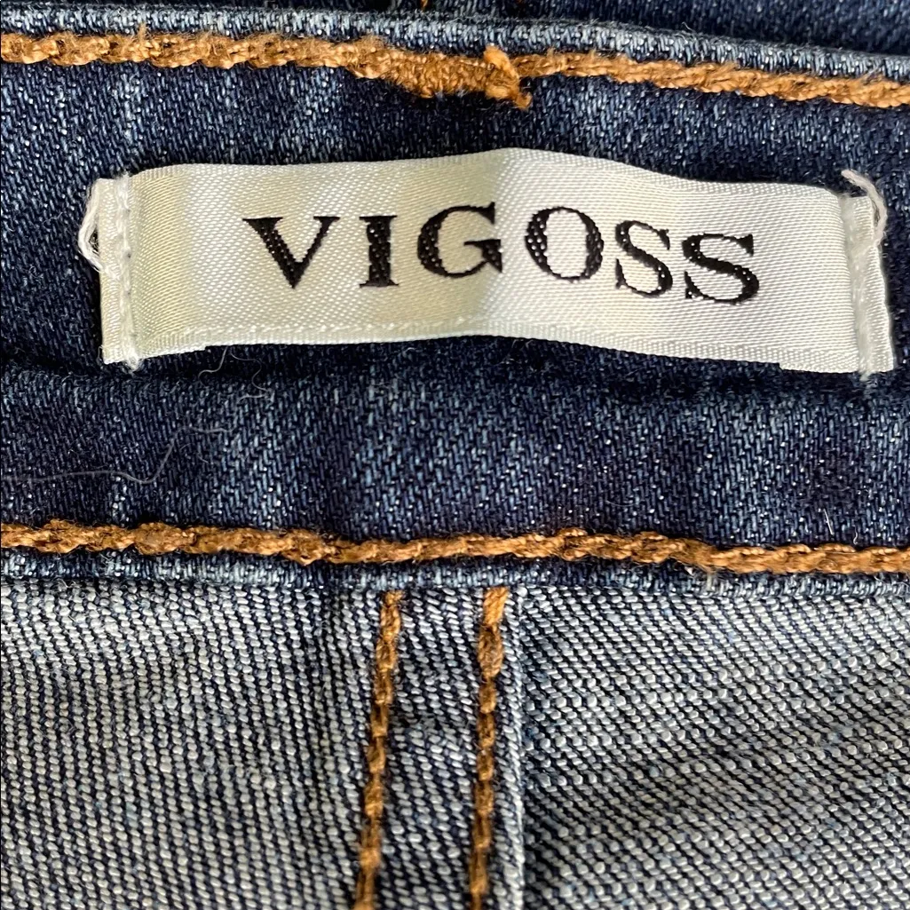 Vigoss Dark Blue Ace Straight Leg Jeans - Image 4