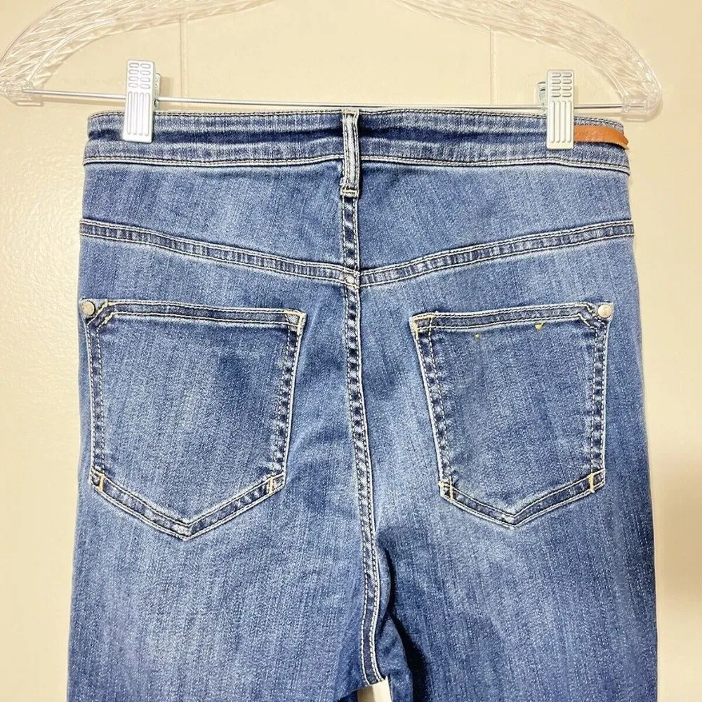 Pilcro and the Letterpress Superscript Jeans High Rise Blue Denim Size 27 EUC - Image 8