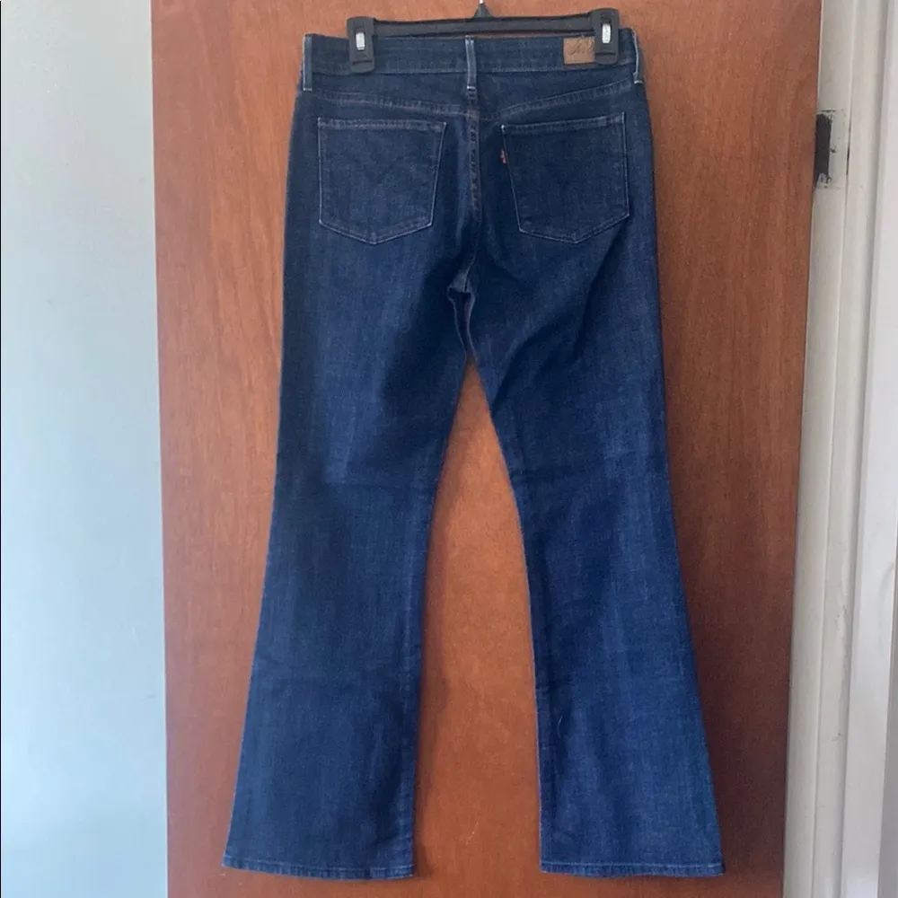 Levi’s Classic Blue Flare Wide Leg Jeans - Image 3