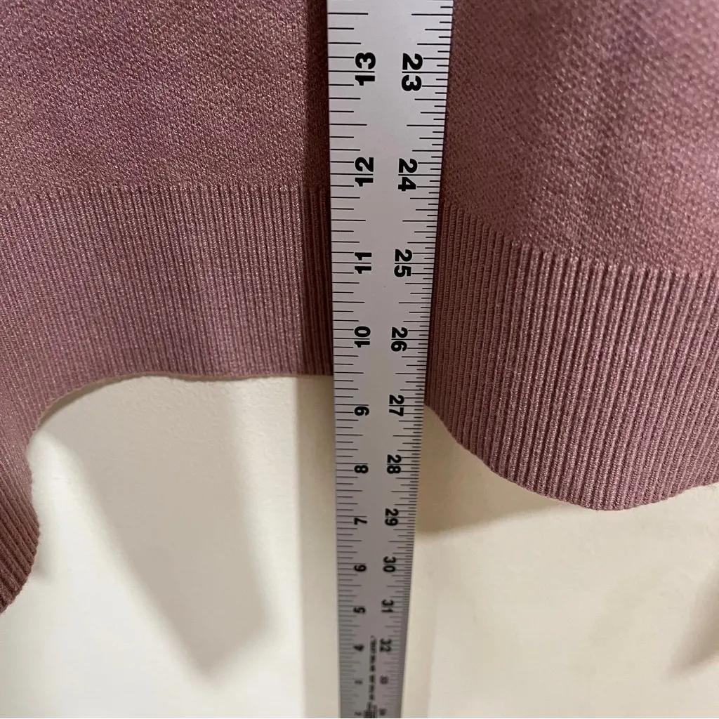 NWT MAEVE ANTHROPOLOGIE The Carys Mock Neck Sweater pink Small oversize - Image 6