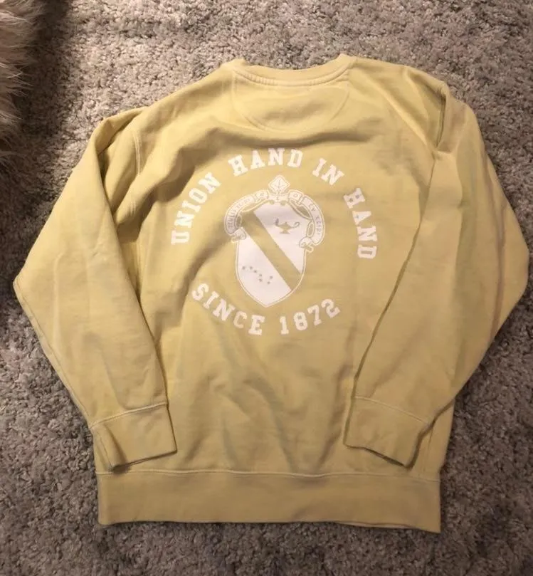 Comfort Colors Alpha Phi Crew neck  - Image 2