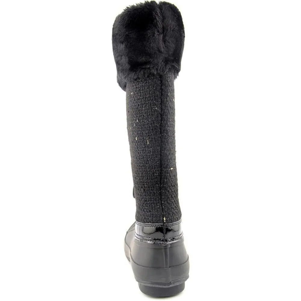 INC International Concepts Black Lorinah Women Round Toe Canvas Winter Boot NWT Size 8 - Image 2