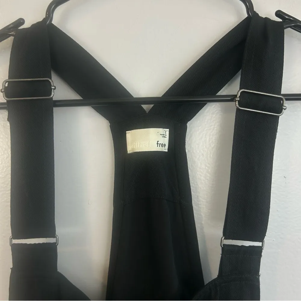 Wilfred Aritzia Beatriz Black Overall Jumper/Romper Size XS - Image 9