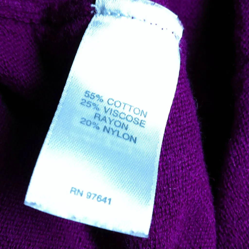 J Jill Fuschia Lightweight Sweater Pink Size M - Image 4