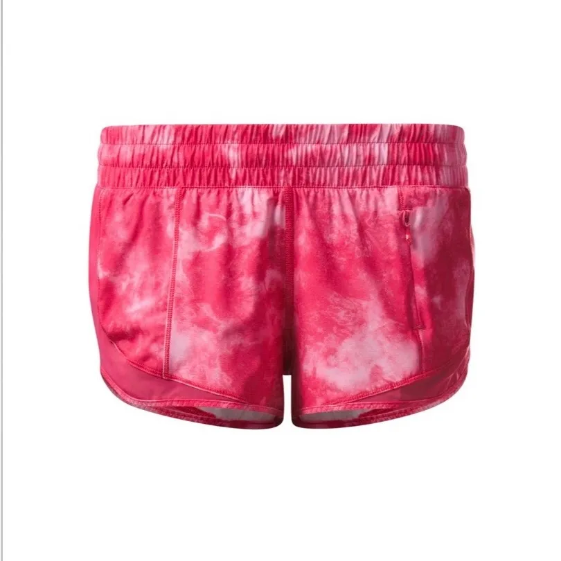 Lululemon Beat The Heat Shorts Tidal Trip Boom Juice Pink Size 10 | 2016 Retired - Image 4