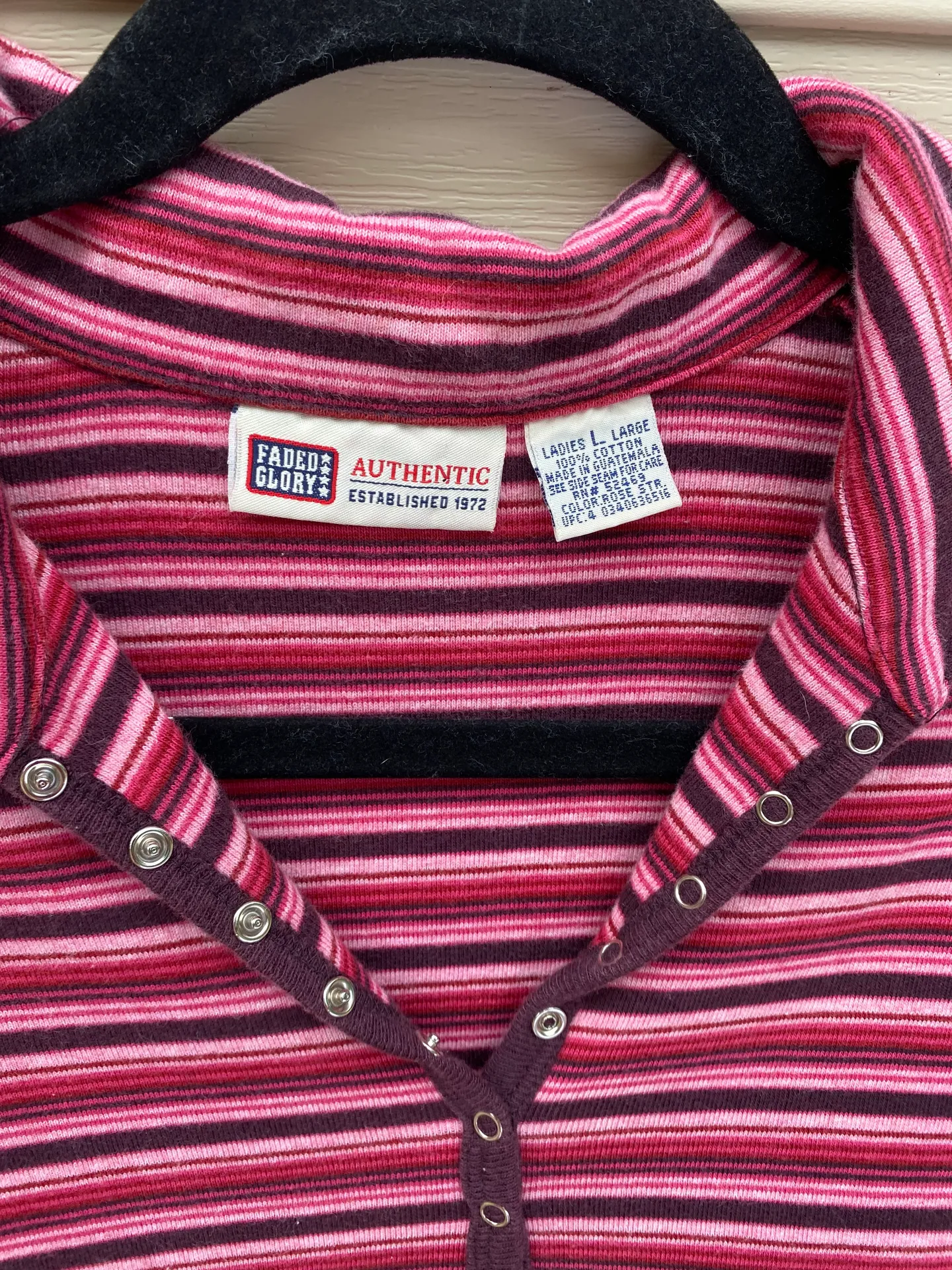 Faded Glory Striped Collared Shirt - Image 3
