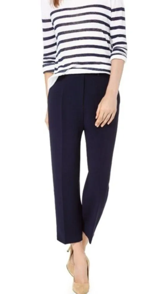 Aritzia Babaton Black Elton Pants Cropped Ankle Zip Size 0 Office Career Job - Image 16