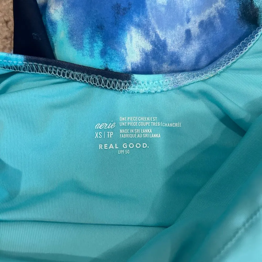 NWT Aerie Babewatch One Piece Swimsuit Size XS Big Sur Padded Beach Swim Surf - Image 7