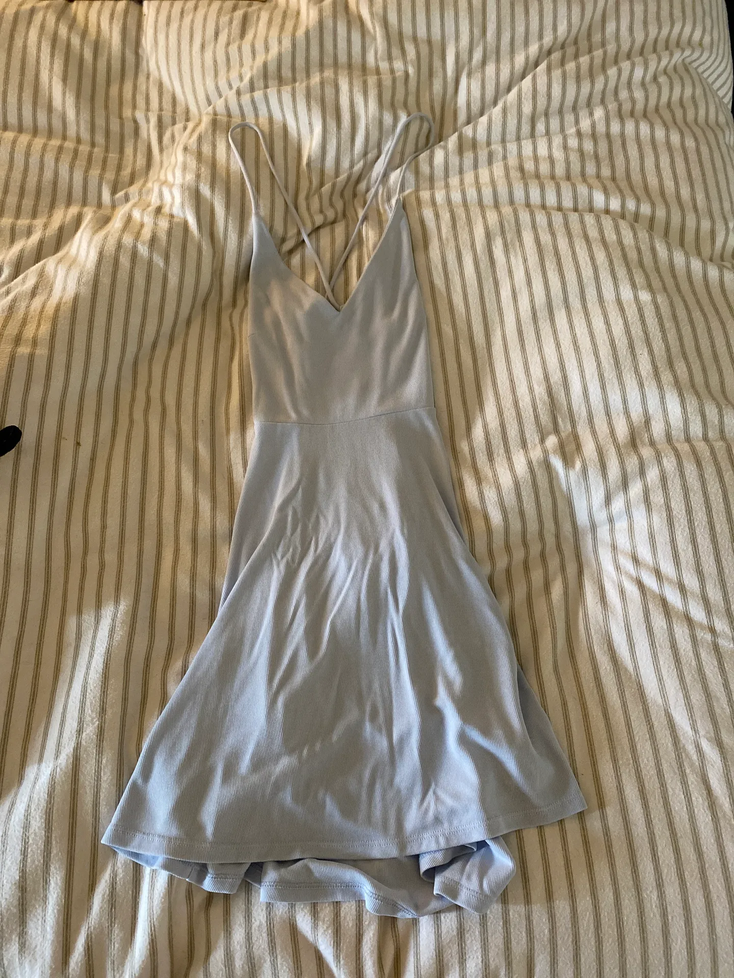 Light Blue Flowy Dress - Image 3