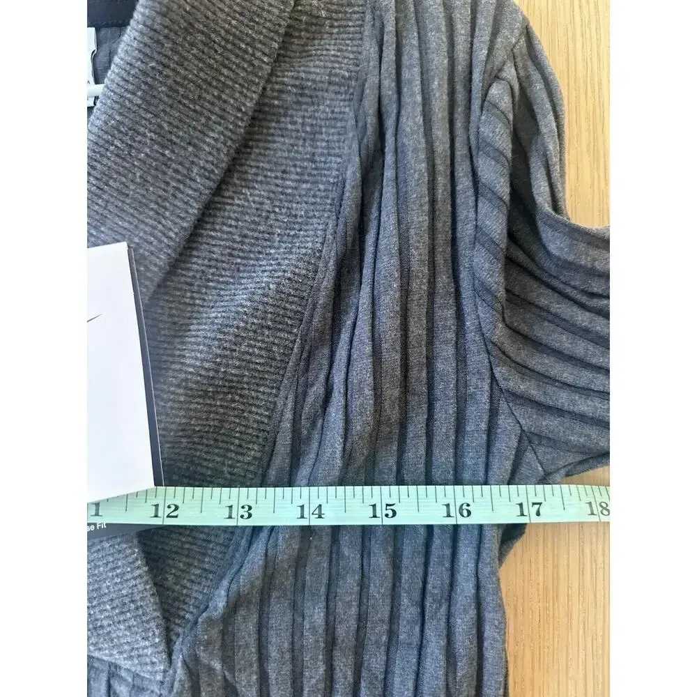 Nike Yoga Luxe Ribbed Cover-Up Sweater DD5828-010 Women’s Size Small NWT 1480 - Image 8