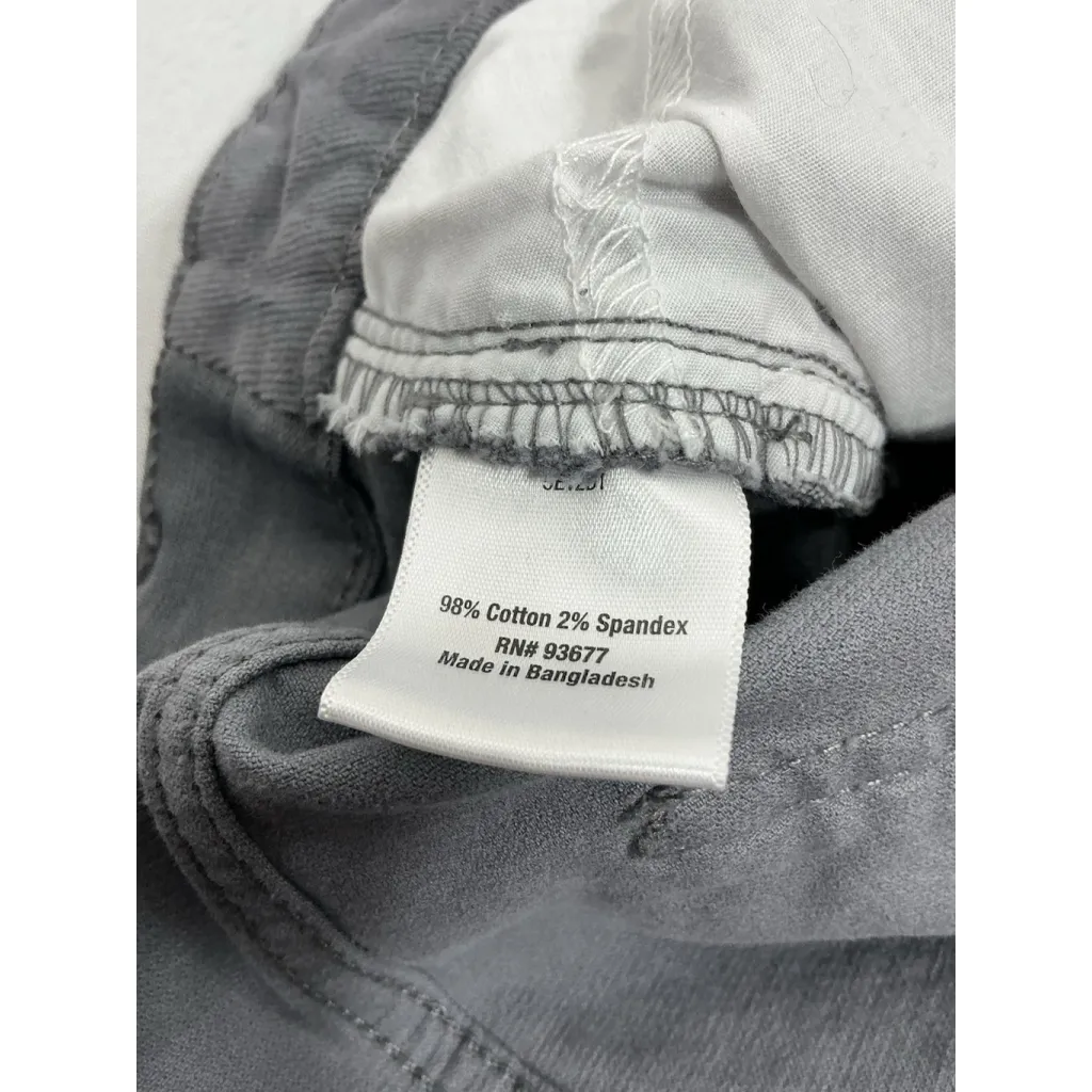 Womans Excellent Condition St John’s Bay Straight Leg Courdory Pants 16 W Gray - Image 4