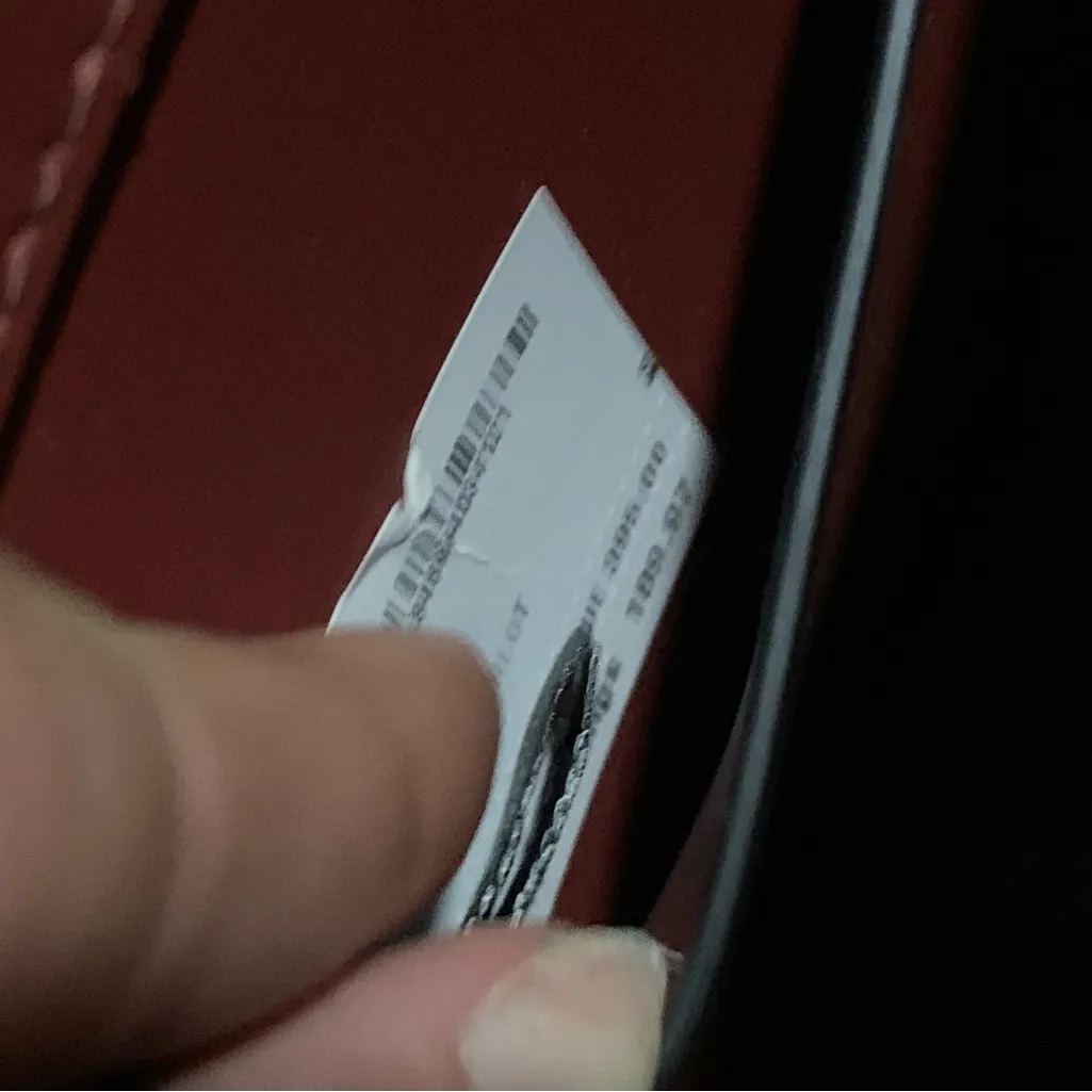 Leather crossbody bag Zac Posen Burgundy in Leather $400 fall casual classic Red - Image 10