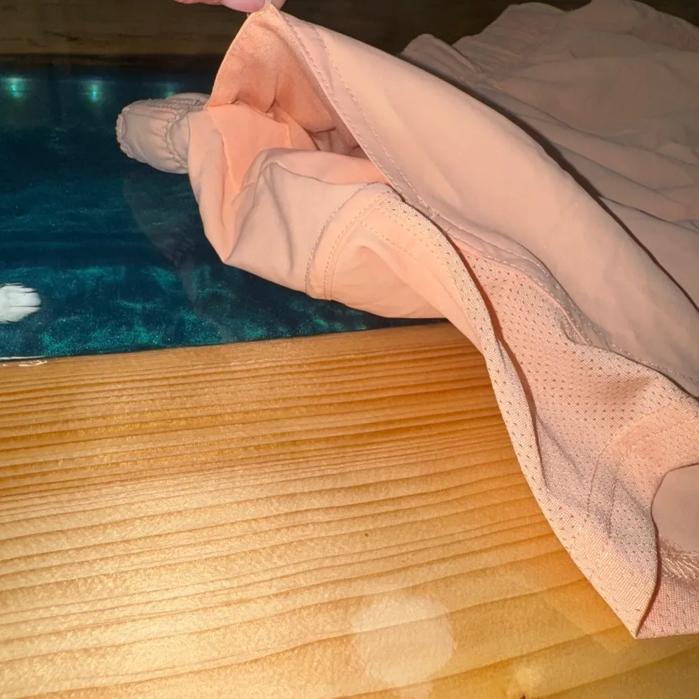 Athletic Works  Women's Athletic Shorts - Light‎ Pink/peach - Image 3