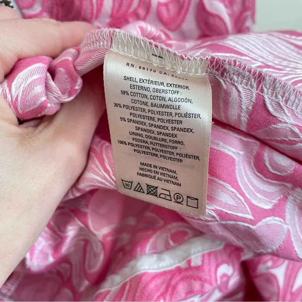 Maeve Claribel Jacquard Floral Pink Dress sz 8 - Image 13