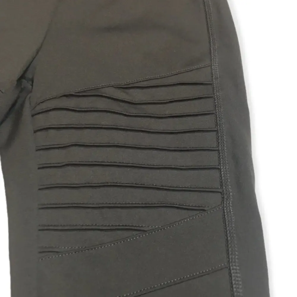 Black The Everything Legging Moto Textured Size Small Short - Image 3