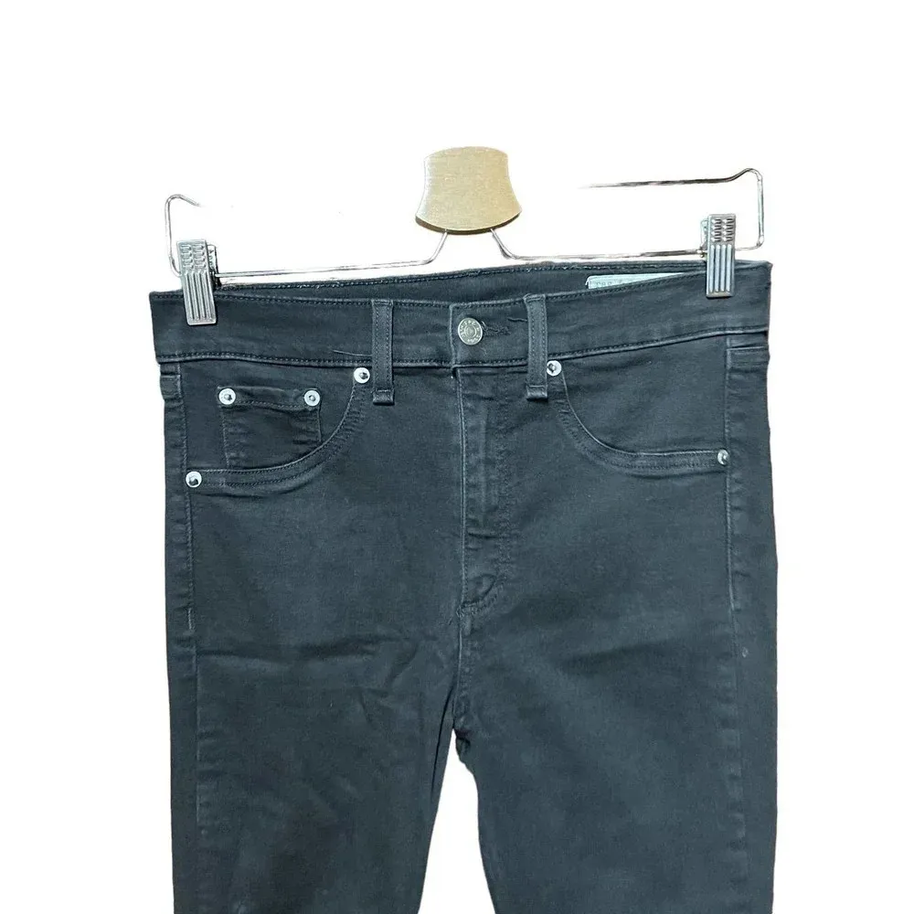 Rag and Bone Nina High Rise Skinny‎ Black Jeans Denim Size 28 - Image 4