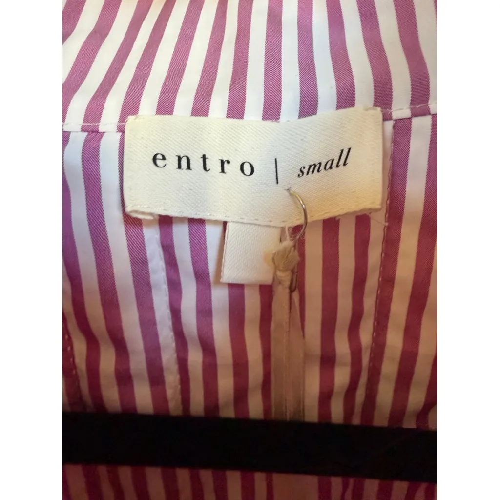 Women's Entro Oversized White Pink Floral Quilted Jacket Size S - Image 7