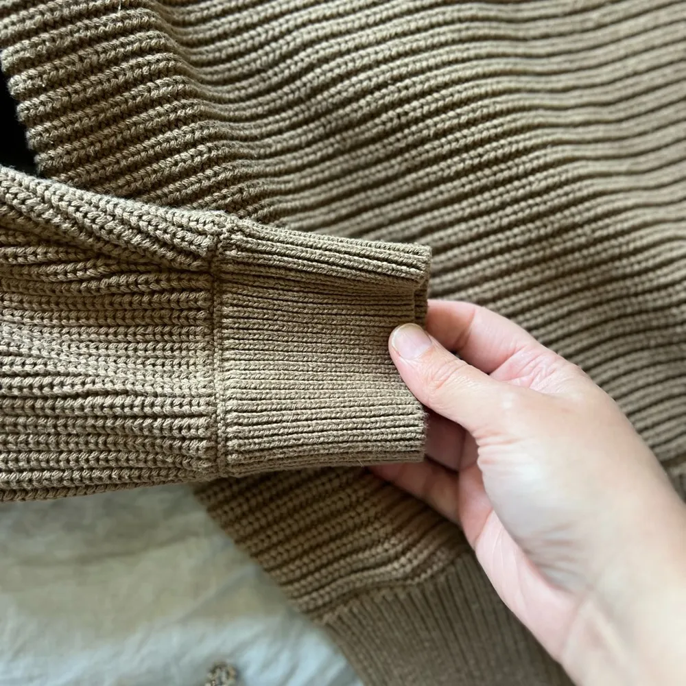 Callahan brown Chunky Knit Sweater - Image 9