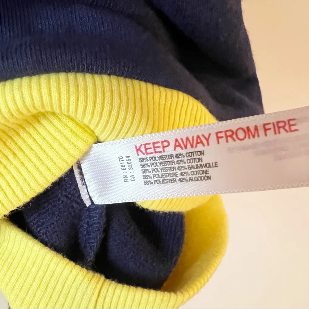 Anthropologie Daily Practice Shrunken Cape May T-shirt Size XS Navy & Yellow NEW - Image 8