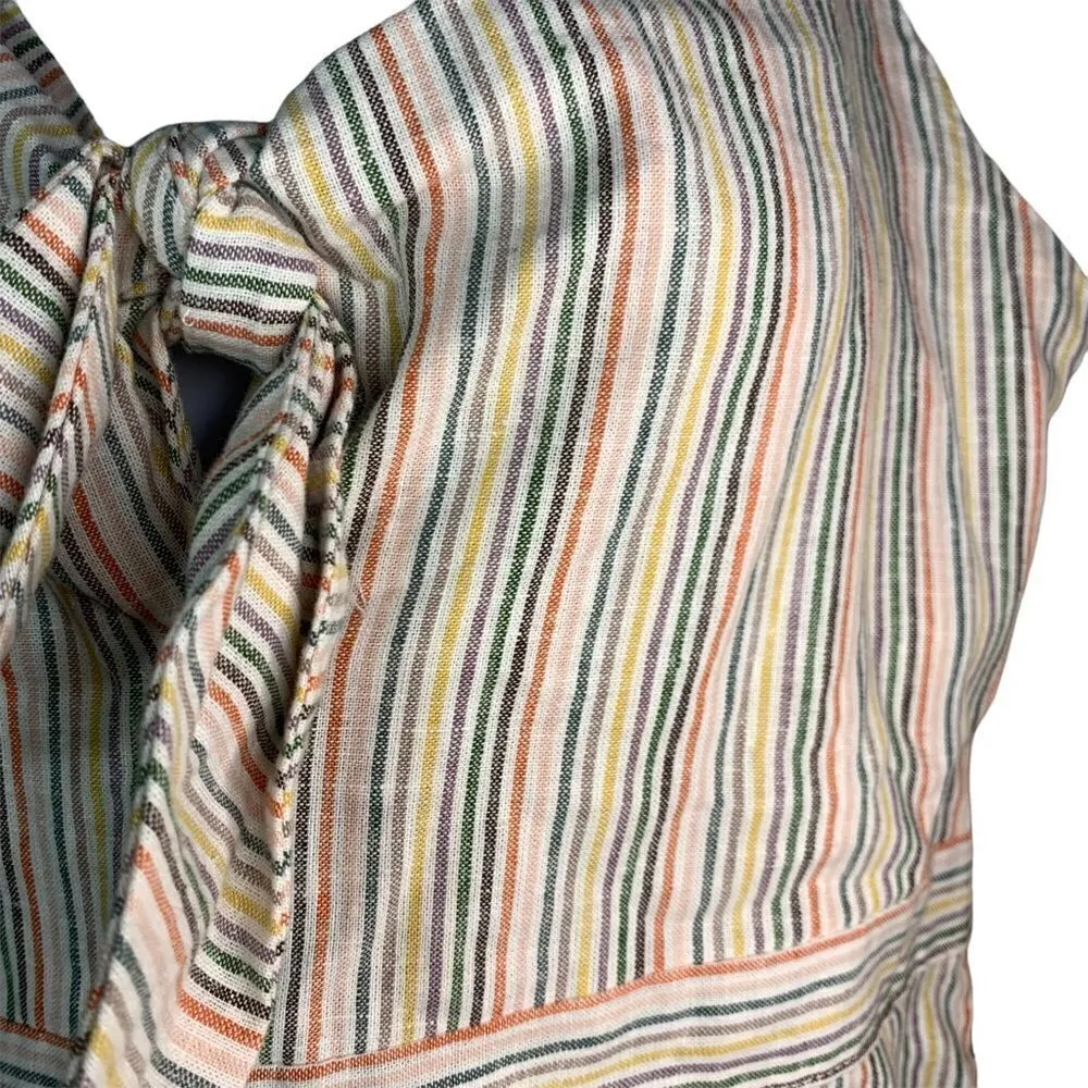 Olivaceous linen blend jumpsuit‎ - Image 9