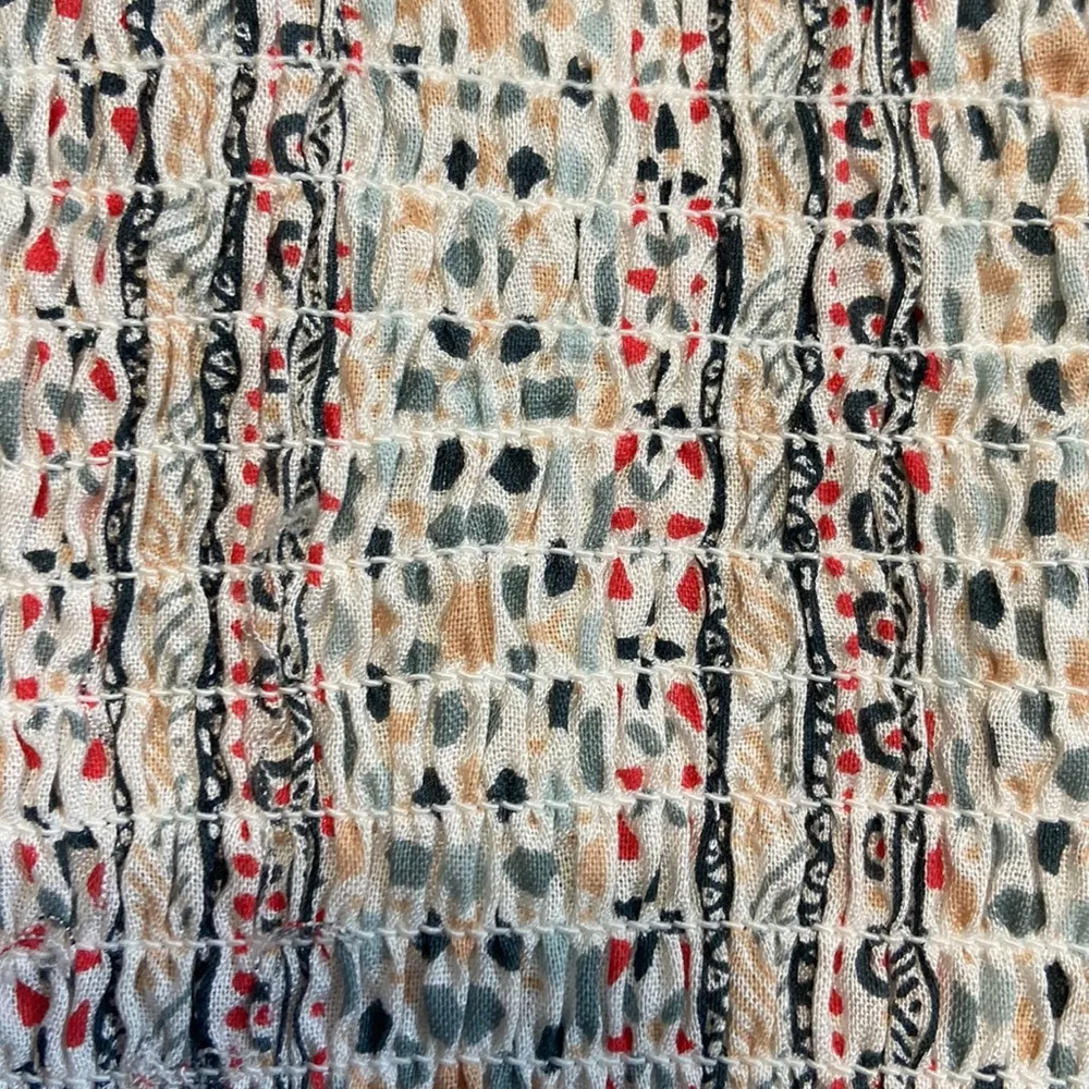 Japna Women’s Multi Colored Polka Dot Ribbed Tank Top Size Medium NWT - Image 6