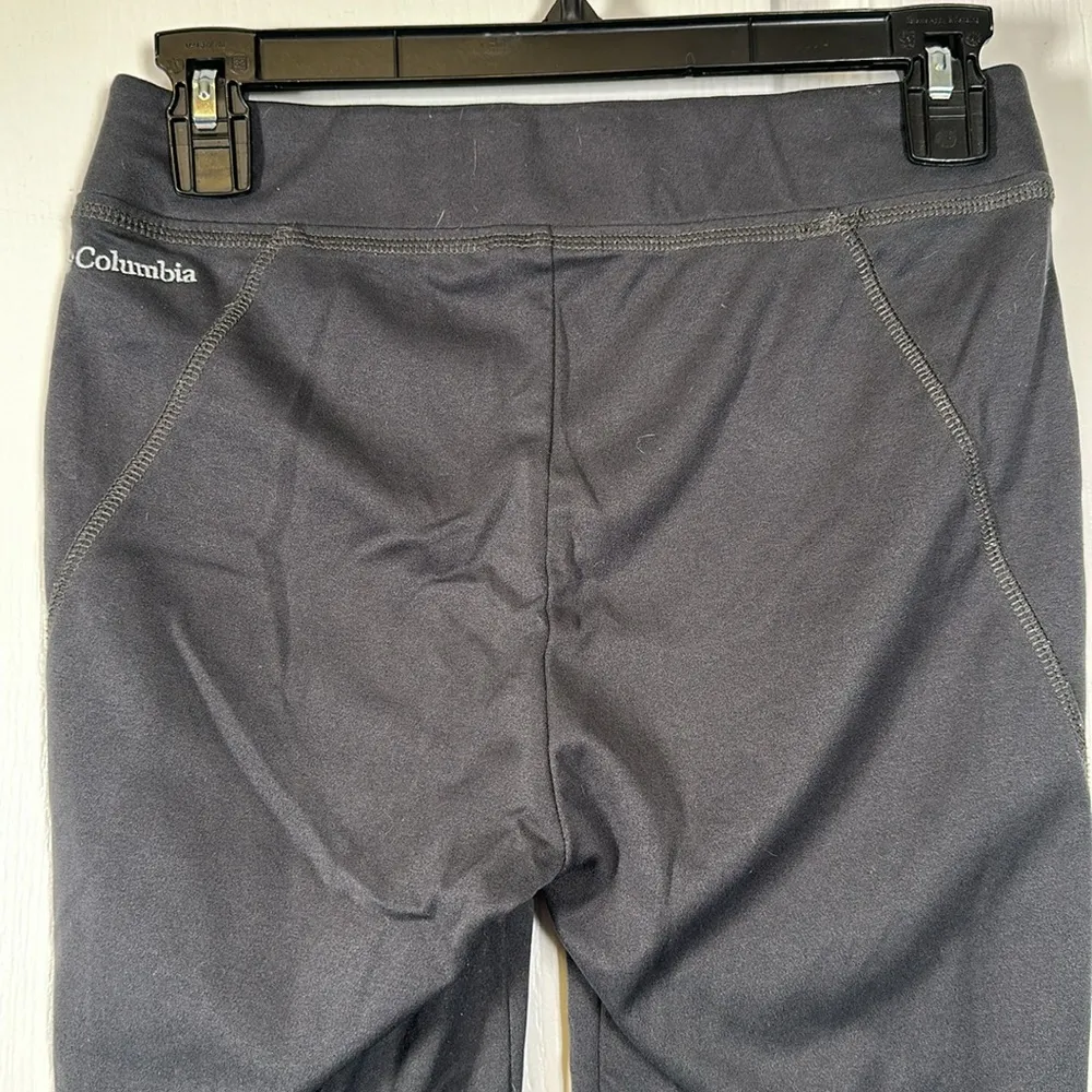 Columbia Charcoal Gray Leggings Hiking Iconic Pull Up/On Size Medium  EUC #6563 - Image 3