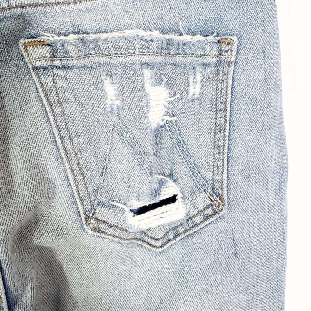 MOTHER Denim x Miranda Kerr Easy Does It Jeans High Rise Light Wash Wash Size 24 Blue - Image 10