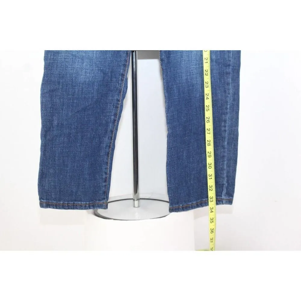 Ella Moss High Waist Straight Blue Jeans Size 4/27 Slim Straight Ankle - Image 3