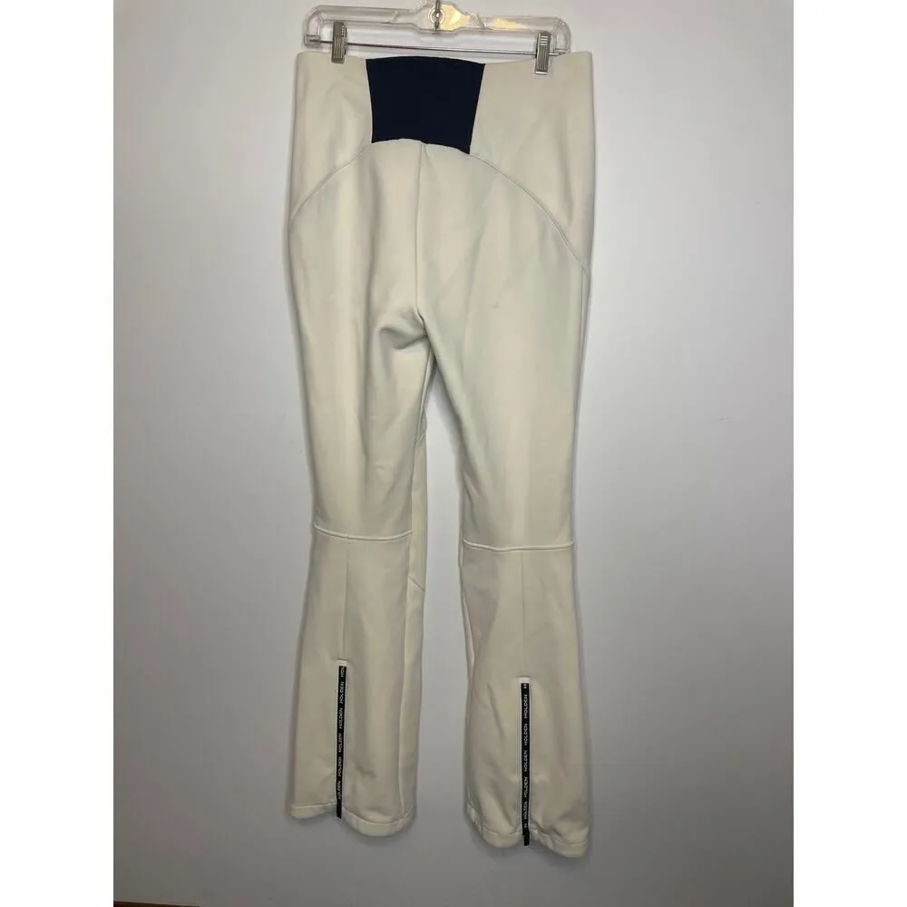 Holden Women's Size XL Paneled Bootcut High Waist Ski Pants Cream White - Image 6